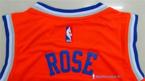 Maillot NBA Pas Cher New York Knicks Derrick Rose 25 Orange