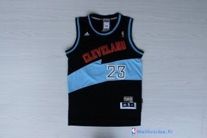 Maillot NBA Pas Cher Cleveland Cavaliers LeBron James 23 Retro Dentelle Noir