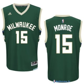 Maillot NBA Pas Cher Milwaukee Bucks Greg Monroe 15 Vert