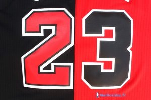 Maillot NBA Pas Cher Chicago Bulls Michael Jordan 23 Rouge Noir Blanc