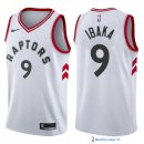 Maillot NBA Pas Cher Toronto Raptors Serge Ibaka 9 Blanc Association 2017/18