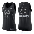 Maillot NBA Pas Cher All Star 2018 Femme Giannis Antetokounmpo 34 Noir