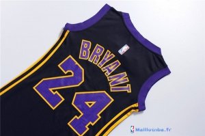 Maillot NBA Pas Cher Los Angeles Lakers Femme Kobe Bryant 24 Noir