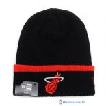 Tricoter un Bonnet NBA 2017 Miami Heat Noir 1