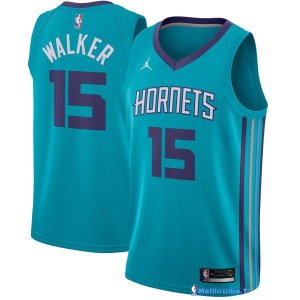 Maillot NBA Pas Cher Charlotte Hornets Kemba Walker 15 Vert Icon 2017/18