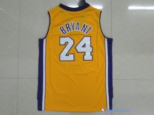 Maillot NBA Pas Cher Los Angeles Lakers Junior Kobe Bryant 24 Jaune