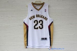 Maillot NBA Pas Cher New Orleans Pelicans Anthony Davis 23 Blanc