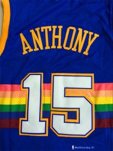 Maillot NBA Pas Cher Denver Nuggets Carmelo Anthony 15 Bleu