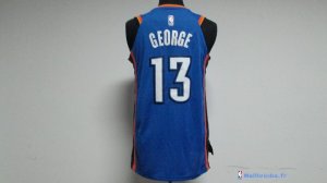 Maillot NBA Pas Cher Oklahoma City Thunder Paul George 13 Bleu Icon 2017/18