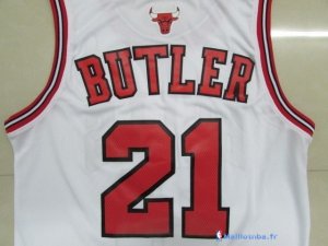 Maillot NBA Pas Cher Chicago Bulls Jimmy Butler 21 Blanc