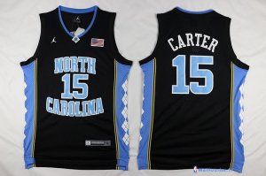 Maillot NCAA Pas Cher North Carolina Vince Carter 15 Noir