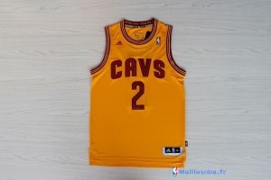 Maillot NBA Pas Cher Cleveland Cavaliers Kyrie Irving 2 Jaune