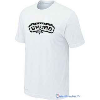 T-Shirt NBA Pas Cher San Antonio Spurs Blanc 1