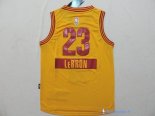 Maillot NBA Pas Cher Cleveland Cavaliers Junior LeBron James 23 Jaune