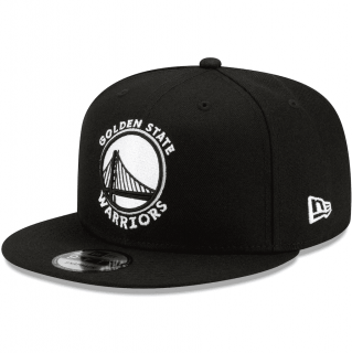 Bonnet NBA Golden State Warriors New Era Black Logo Side Patch 9FIFTY