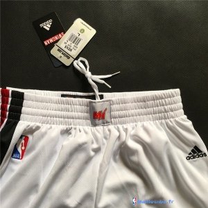 Pantalon NBA Pas Cher Miami Heat Retro Blanc