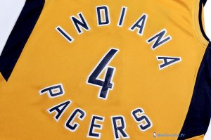 Maillot NBA Pas Cher Indiana Pacers Victor Oladipo 4 Jaune Statement 2017/18