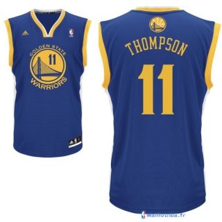 Maillot NBA Pas Cher Golden State Warriors Klay Thompson 11 Bleu