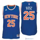 Maillot NBA Pas Cher New York Knicks Derrick Rose 25 Bleu