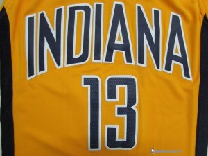 Maillot NBA Pas Cher Indiana Pacers Paul George 13 Jaune