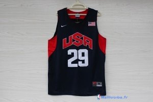 Maillot NBA Pas Cher USA 2012 Paul George 29 Noir