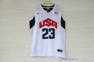 Maillot NBA Pas Cher USA 2012 Kyrie Irving 23 Blanc