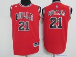 Maillot NBA Pas Cher Chicago Bulls Junior Jimmy Butler 21 Rouge