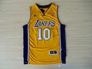 Maillot NBA Pas Cher Los Angeles Lakers Steve Nash 10 Jaune