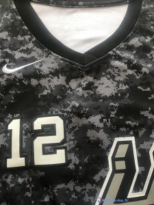 Maillot NBA Pas Cher San Antonio Spurs LaMarcus Aldridge 12 Nike Camouflage Ville 2017/18