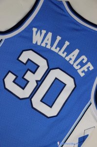 Maillot NCAA Pas Cher North Carolina Rasheed Wallace 30 Bleu