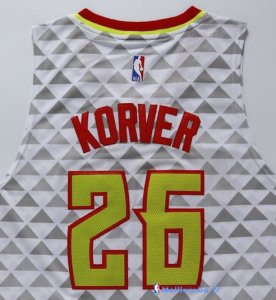 Maillot NBA Pas Cher Atlanta Hawks Kyle Korver 26 Blanc