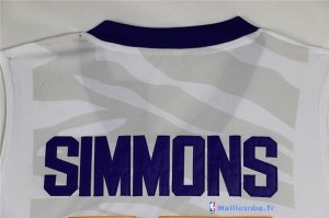 Maillot NCAA Pas Cher LSU Bobby Simmons 25 Blanc