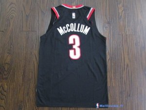 Maillot NBA Pas Cher Portland Trail Blazers C.J. McCollum 3 Noir Icon 2017/18