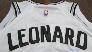 Maillot NBA Pas Cher San Antonio Spurs Kawhi Leonard 2 Blanc Association 2017/18