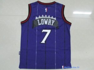 Maillot NBA Pas Cher Toronto Raptors Junior Kyle Lowry 7 Retro Pourpre