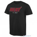 T-Shirt NBA Pas Cher Miami Heat Noir 1