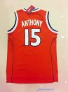 Maillot NCAA Pas Cher Syracuse Carmelo Anthony 15 Rouge