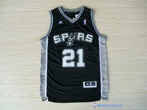 Maillot NBA Pas Cher San Antonio Spurs Tim Duncan 21 Noir