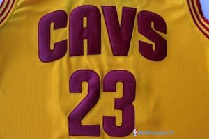 Maillot NBA Pas Cher Cleveland Cavaliers LeBron James 23 Jaune