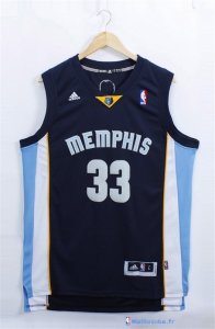 Maillot NBA Pas Cher Memphis Grizzlies Pau Gasol 33 Bleu