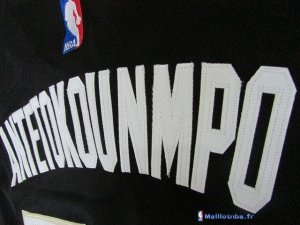 Maillot NBA Pas Cher Milwaukee Bucks Giannis Antetokounmpo 34 Noir