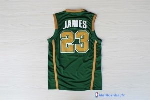 Maillot NCAA Pas Cher Irish LeBron James 23 Vert