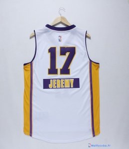 Maillot NBA Pas Cher Noël Los Angeles Lakers Jeremy 17 Blanc