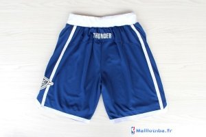 Pantalon NBA Pas Cher Oklahoma City Thunder Retro Bleu