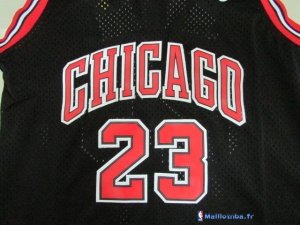 Maillot NBA Pas Cher Chicago Bulls Junior Michael Jordan 23 Noir