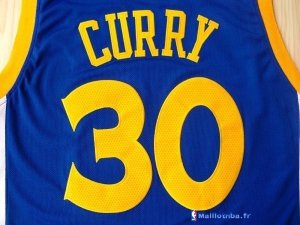 Maillot NBA Pas Cher Golden State Warriors Stephen Curry 30 Bleu