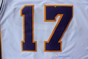 Maillot NBA Pas Cher Los Angeles Lakers Jeremy Lin 17 Blanc