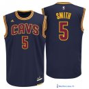 Maillot NBA Pas Cher Cleveland Cavaliers J.R.Smith 5 Bleu