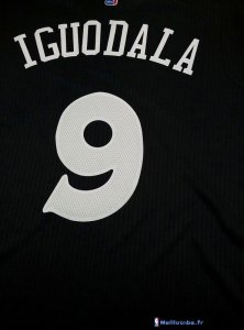 Maillot NBA Pas Cher Golden State Warriors Andre Iguodala 9 Noir MC