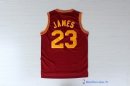 Maillot NBA Pas Cher Cleveland Cavaliers LeBron James 23 Retro Rouge